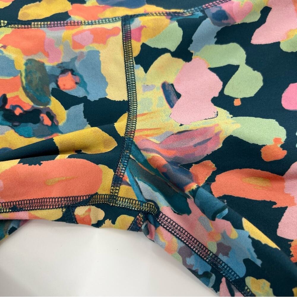 Daily practice by Anthropologie womens Liana Printed Leggings size S Multicolor - Picture 8 of 9